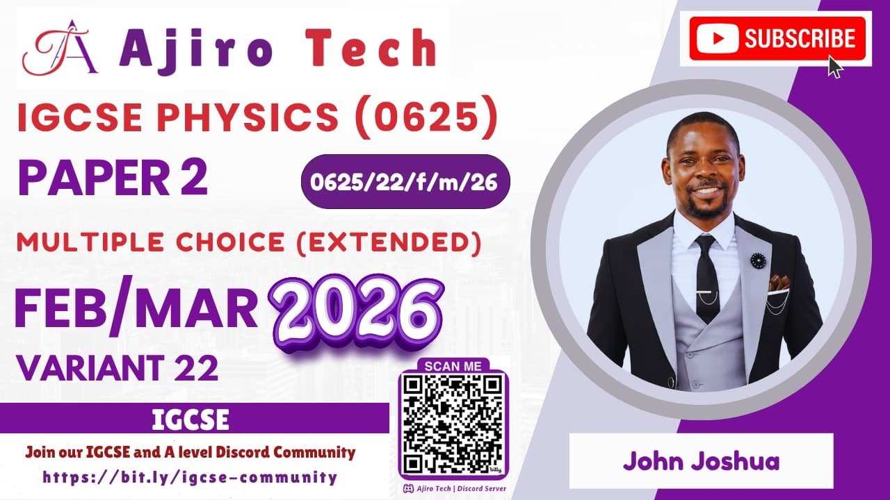 CAMBRIDGE IGCSE PHYSICS (0625/0972)