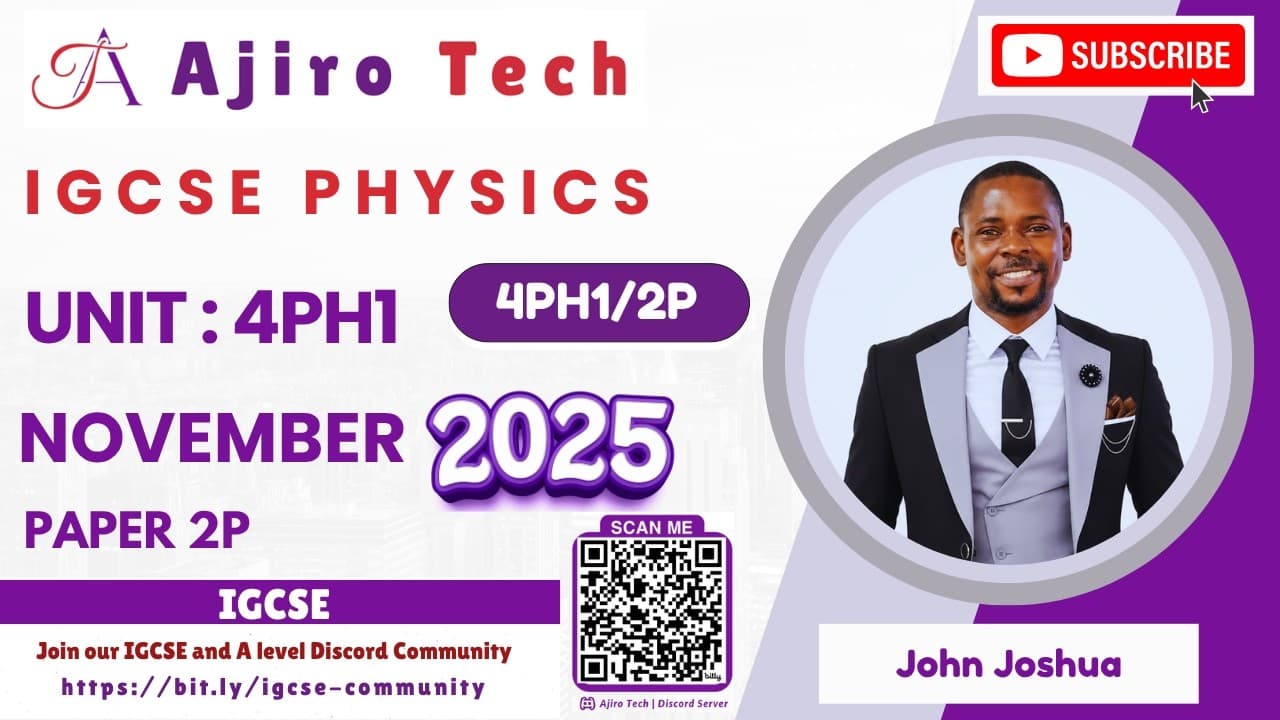 EDEXCEL IGCSE PHYSICS (4PH1)